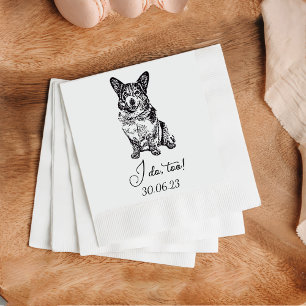 Serviette En Papier I Doo Too Dog Cocktail Personnalisé Napkin Pet Nap
