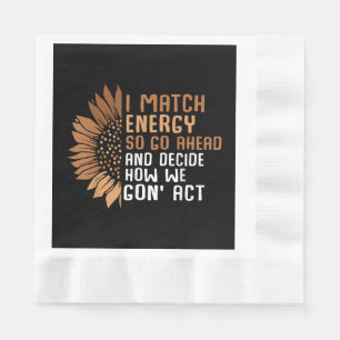 Serviette En Papier I Match Energie Empowerment Afro W Afrique-Amériqu