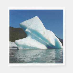 Serviette En Papier Iceberg sur le lac Mendenhall en Alaska