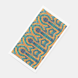 Serviette En Papier ICONS D'OR MOSAIC Aller Serviette Papier de servie