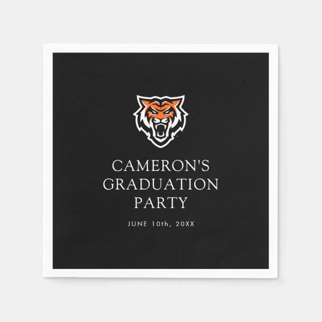 Serviette En Papier Idaho State University Bengals Spirit Design (Devant)