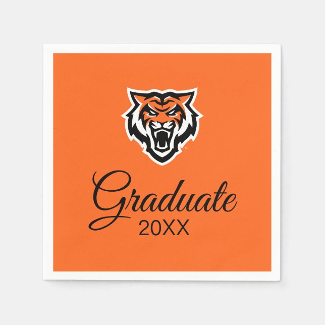 Serviette En Papier Idaho State University Bengals Spirit Design (Devant)
