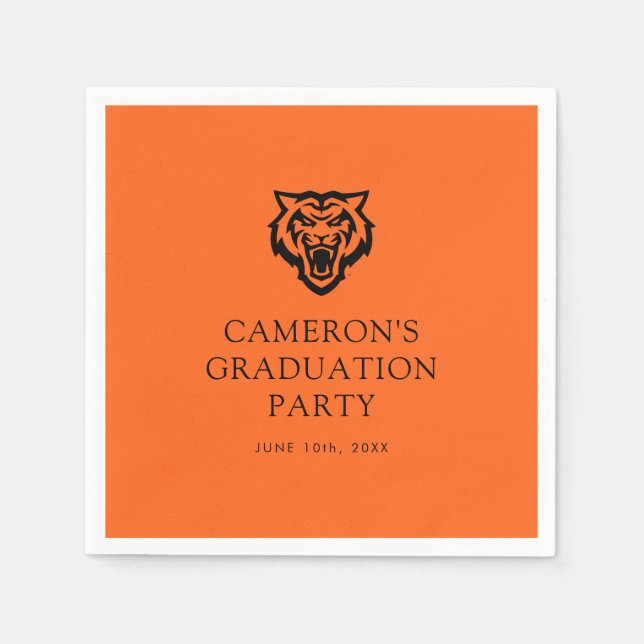 Serviette En Papier Idaho State University Bengals Spirit Design (Devant)