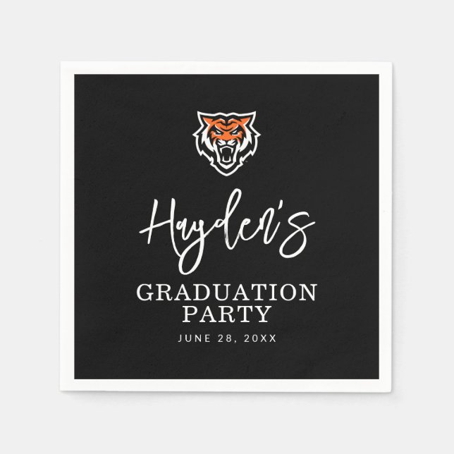 Serviette En Papier Idaho State University Bengals Spirit Design (Devant)