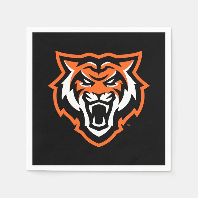 Serviette En Papier Idaho State University Bengals Spirit Design (Devant)
