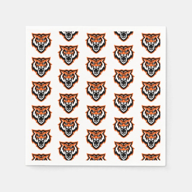 Serviette En Papier Idaho State University Bengals Spirit Design (Devant)