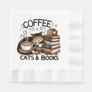 Serviette En Papier Idée cadeau drôle femmes amatrices de chats et de