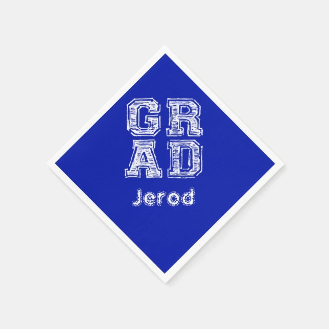 Serviette En Papier Idées de graduation customisées Style de tableau d (Coin)