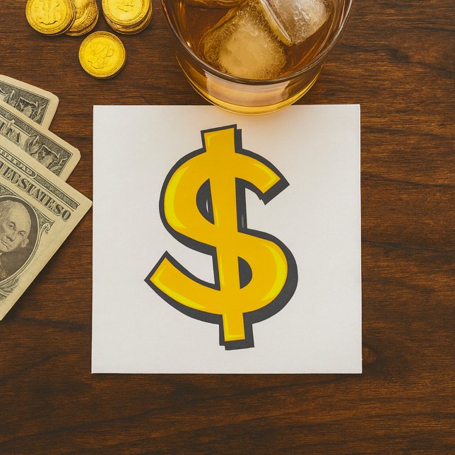 Serviette En Papier Iellow dollar (Créateur téléchargé)