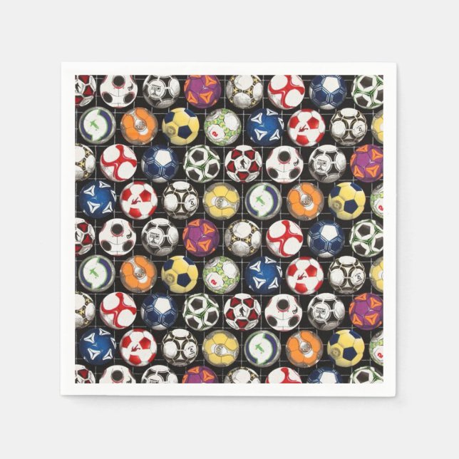 Serviette En Papier Il faut des balles pour jouer au football (Devant)