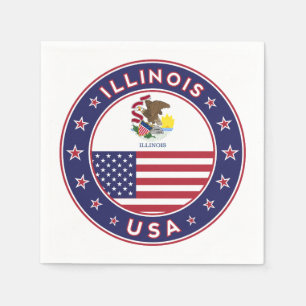 Serviette En Papier Illinois