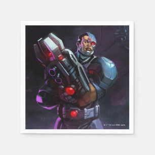 Serviette En Papier Illustration de Cyborg en crise infinie