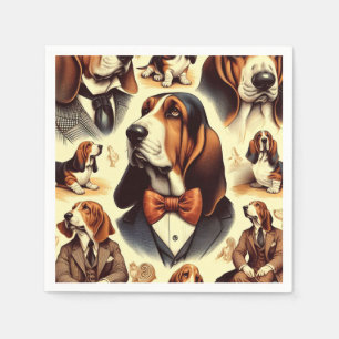 Serviette En Papier Illustration vintage de la coque