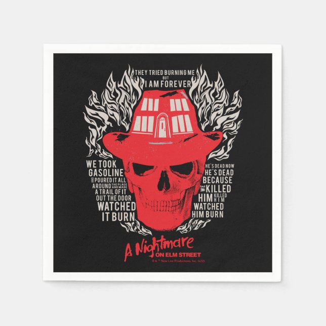 Serviette En Papier Ils Ont Essayé De Me Brûler (Devant)