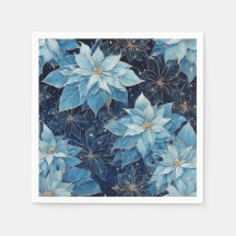 Imaginaire bleu Poinsettia