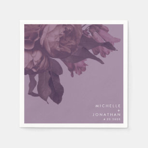 Serviette En Papier Imaginaire violet Mariage de table serviettes