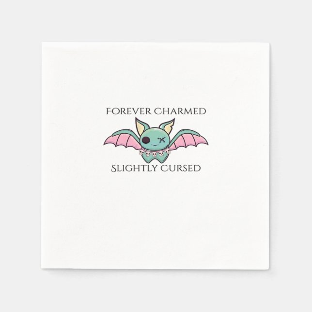 Serviette En Papier Imaginaire Whimsigoth - Forêts mystiques, Lunes et (Devant)