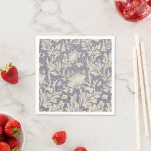Serviette En Papier Impression de papier peint Horn Poppy de William M