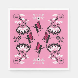 Serviette En Papier Imprimer Motif Princesse Fairy