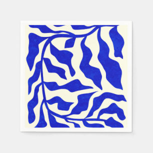 Serviette En Papier Indigo Elegance