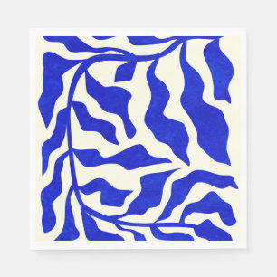 Serviette En Papier Indigo Elegance