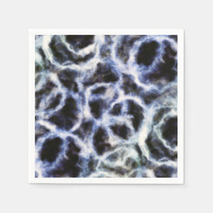Serviette En Papier indigo shibori recyclé :