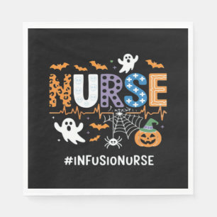Serviette En Papier Infirmière Infusion Infirmière Stethoscope Hallowe