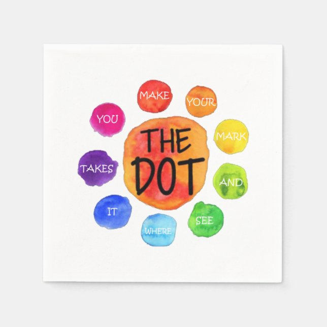 Serviette En Papier International dot day  (Devant)