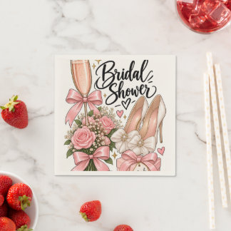 Serviette En Papier Invitation / Carte pour une Baby Shower ou une Fêt