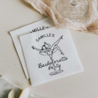 Invitation de fête de Bachelorette au Champagne Ré