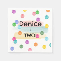 Invitation de la fête d'anniversaire Polka Dot