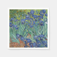 Iris, Peinture à l'huile florale, Vincent Van Gogh