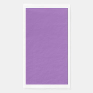 Serviette En Papier Iris uni couleur solide doux violet