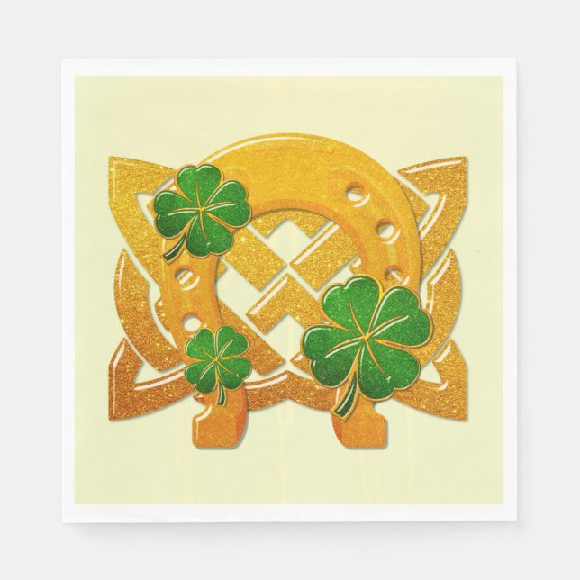 Serviette En Papier Irish Fun 3D Whimsey (Devant)