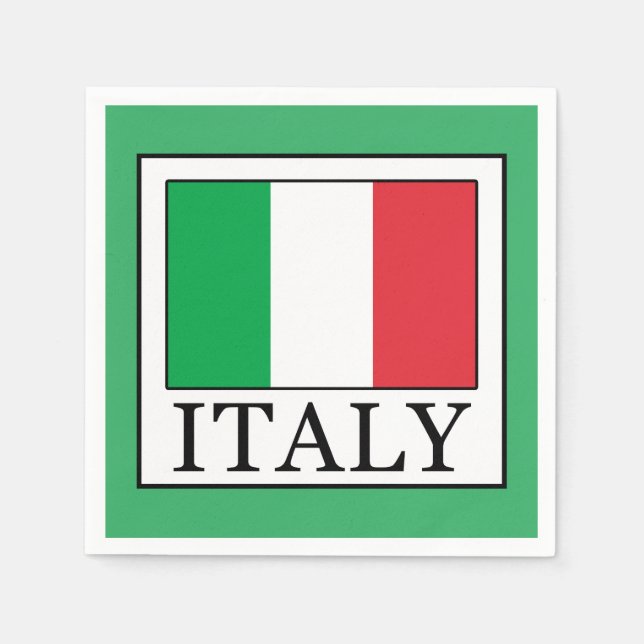 Serviette En Papier Italie (Devant)