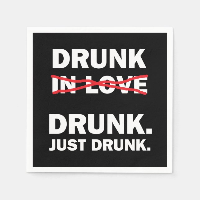 Serviette En Papier Ivre (Devant)