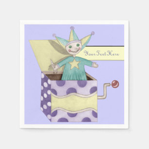Serviette En Papier Jack-in-the-Box - Jouets traditionnels (pastel)