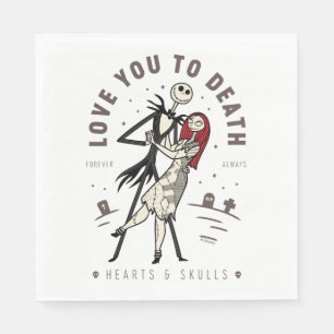 Serviette En Papier Jack & Sally - Vous Aimez À La Mort, Pour Toujours
