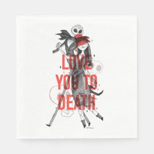 Serviette En Papier Jack & Sally - Vous Aimez À La Typographie De La 