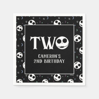 Serviette En Papier Jack Skellington 2e anniversaire - DEUX