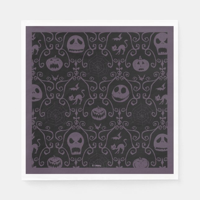 Serviette En Papier Jack Skellington Halloween (Devant)