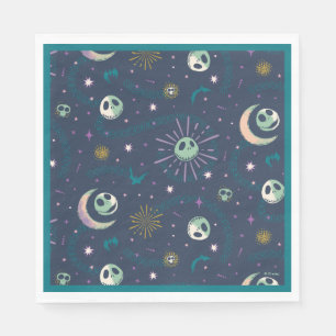 Serviette En Papier Jack Skellington Sun, Moon & Stars Tarot Motif