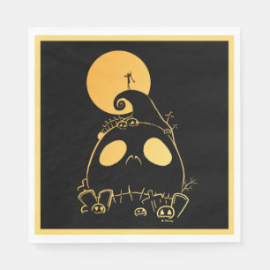 Serviette En Papier Jack Skellington sur Jack Theme Spiral Hill