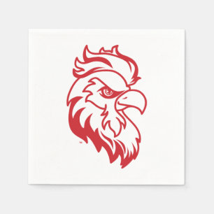 Serviette En Papier Jacksonville State University Gamecocks Red Eagle
