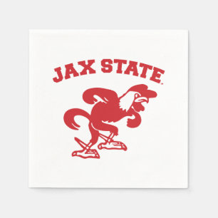 Serviette En Papier Jacksonville State University JAX State Gamecocks