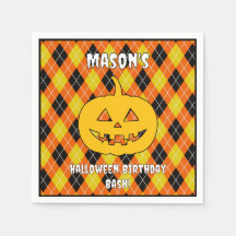 Jacquard Halloween Jack-o'-lantern