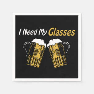 Serviette En Papier J'ai besoin de mes serviettes de partie d'humour