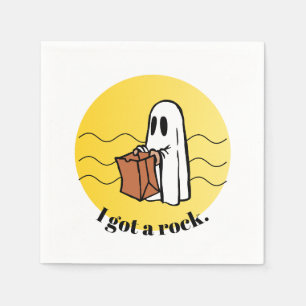 Serviette En Papier J'ai une Halloween de rock