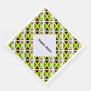 Serviette En Papier Jamaïque et Jamaïque Drapeau personnalisé