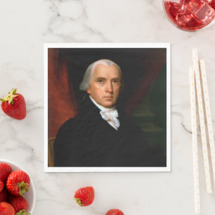 Serviette En Papier James Madison le 4e Président : L'Amérique colonia